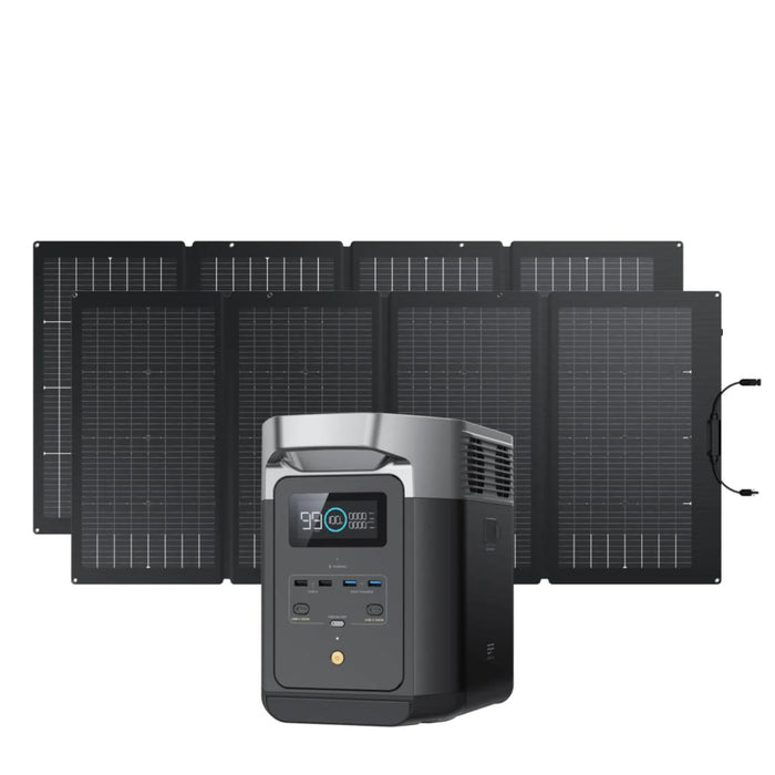 EcoFlow DELTA 1300 + 2*220W Solar Panel
