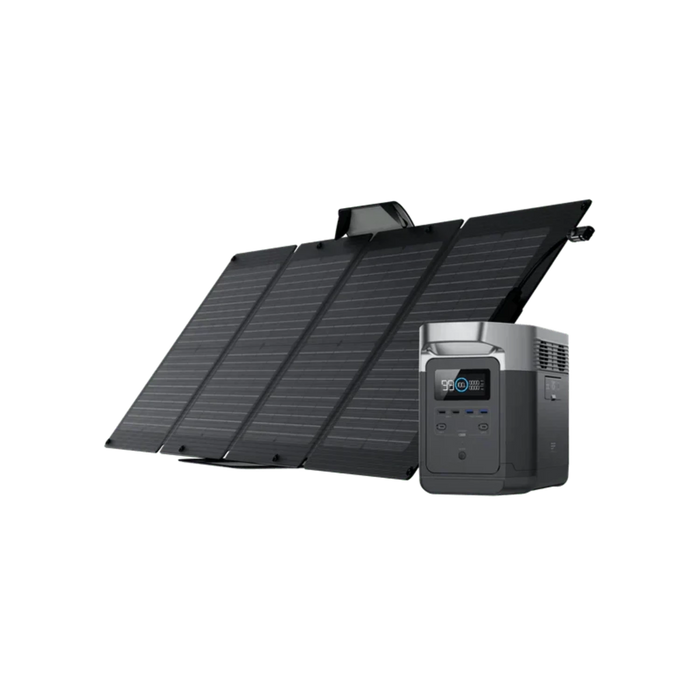EcoFlow DELTA 1300 Solar Generator + 1x 110W Portable Solar Panel