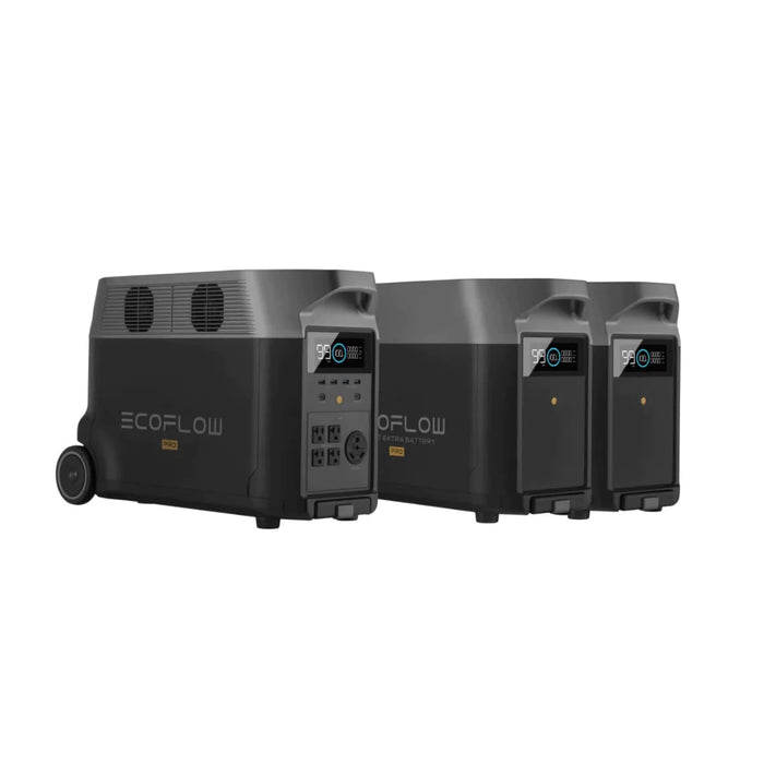 EcoFlow DELTA Pro Portable Power Station + 2x DELTA Pro Smart Extra Battery