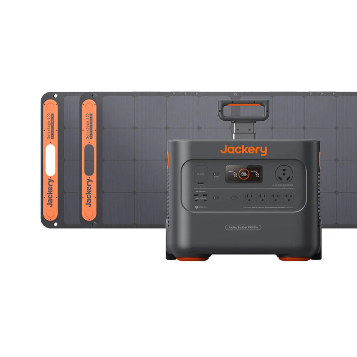 Jackery Explorer 3000 Pro Solar Generator (3024Wh) 3000-Watt Portable Power Station (1 Solar Panel Included)
