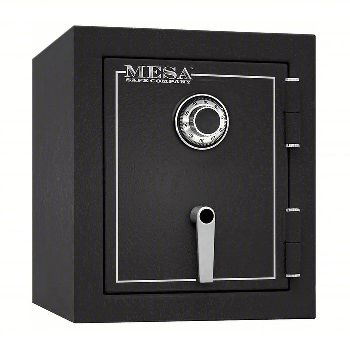 Mesa Safe Burglary and Fire Safe, Combination Lock, Dark Grey 139 lb Net Wt, 1.7 cu ft Capacity, 2 Hour Fire Rated 2 Story Impact Rating