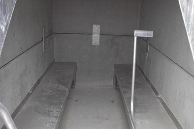 Illinois Storm Shelters - Concrete Underground Slope Top Storm Shelter