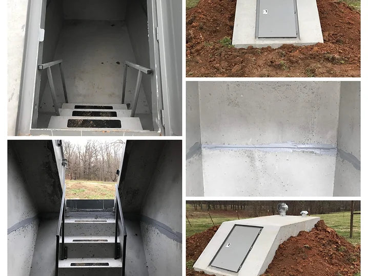 Under ground Outdoor Concrete Storm Shelter