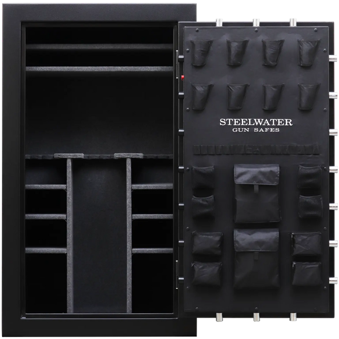 Steelwater HD724228 Extreme Duty Gun Safe | CA DOJ Compliant | 45 Long Gun Capacity | 2 Hour Fire Rated