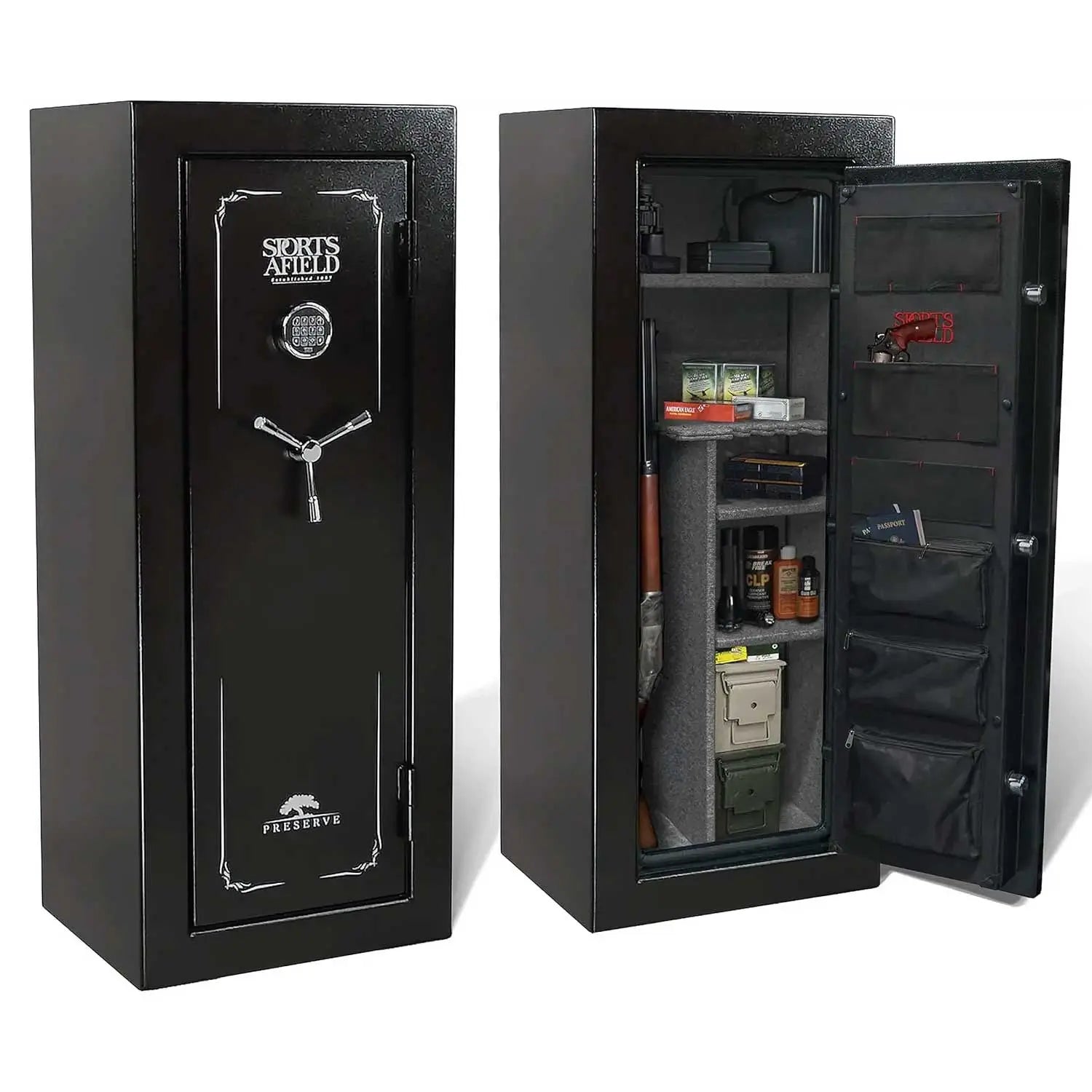 Sports Afield Gun Safes Preserve Series (24-Gun) - 45 Minute Fire Rating