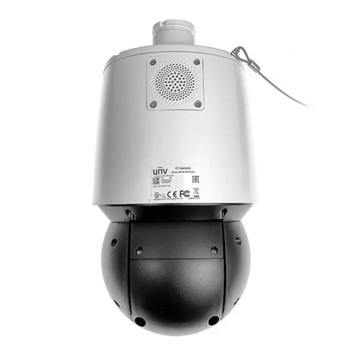 UNIVIEW 4MP Dual Lens Weatherproof PTZ IP Security Camera with a 25X Motorized Zoom Lens on Bottom and a Fixed 4mm Camera on Top