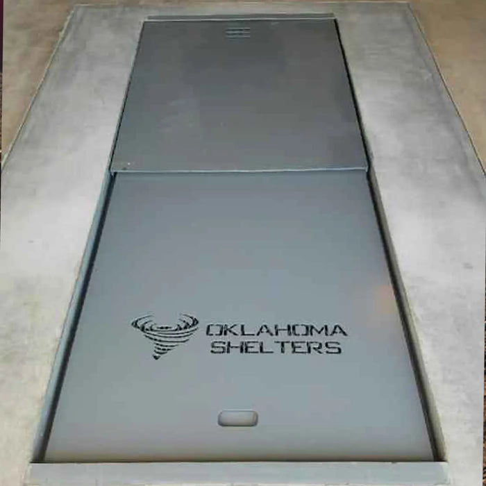 Oklahoma Storm Shelters - Steel Underground Garage Shelter - Oklahoma only