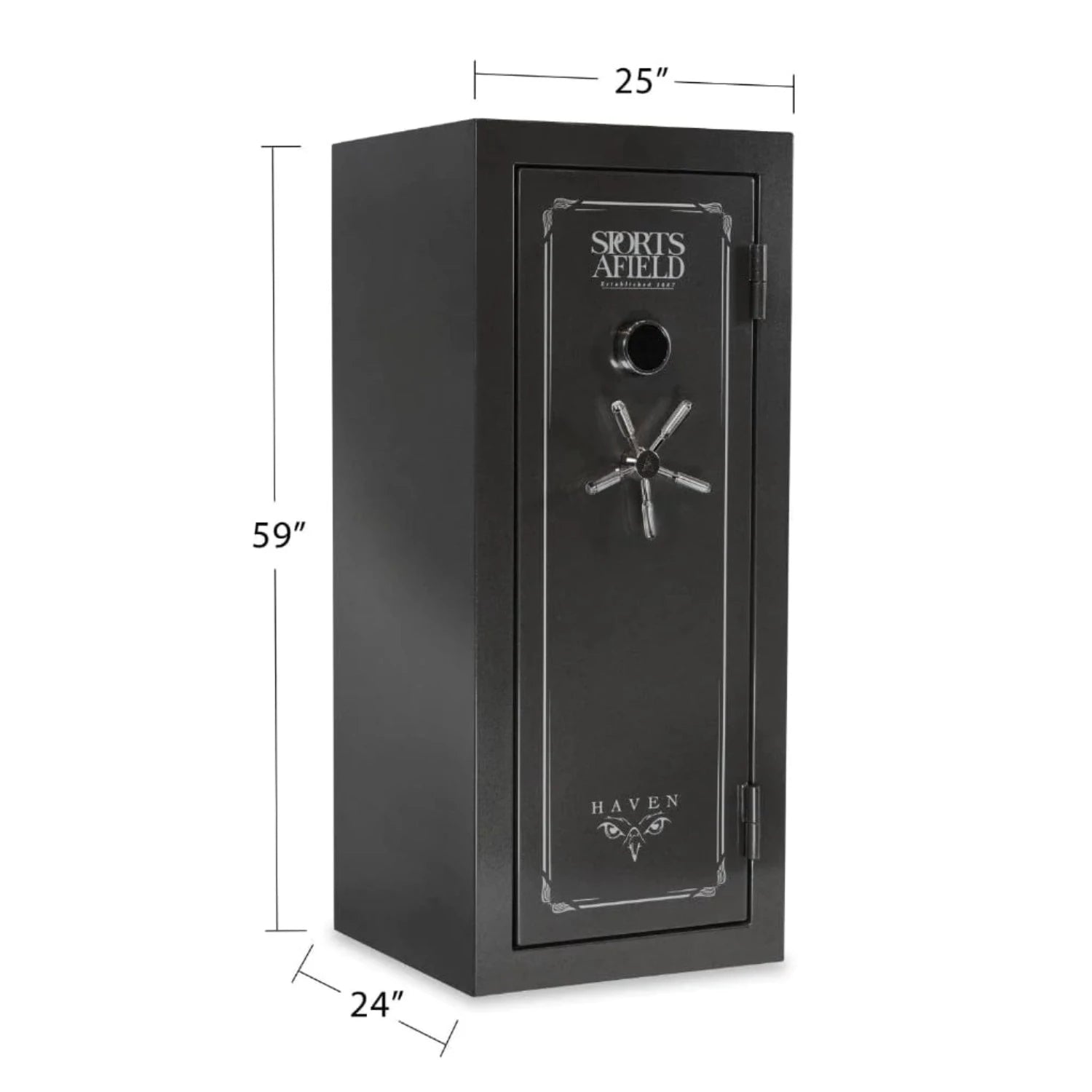 Sports Afield Gun Safes Haven Series (24+4 Gun) - 75 Minute Fire Rating
