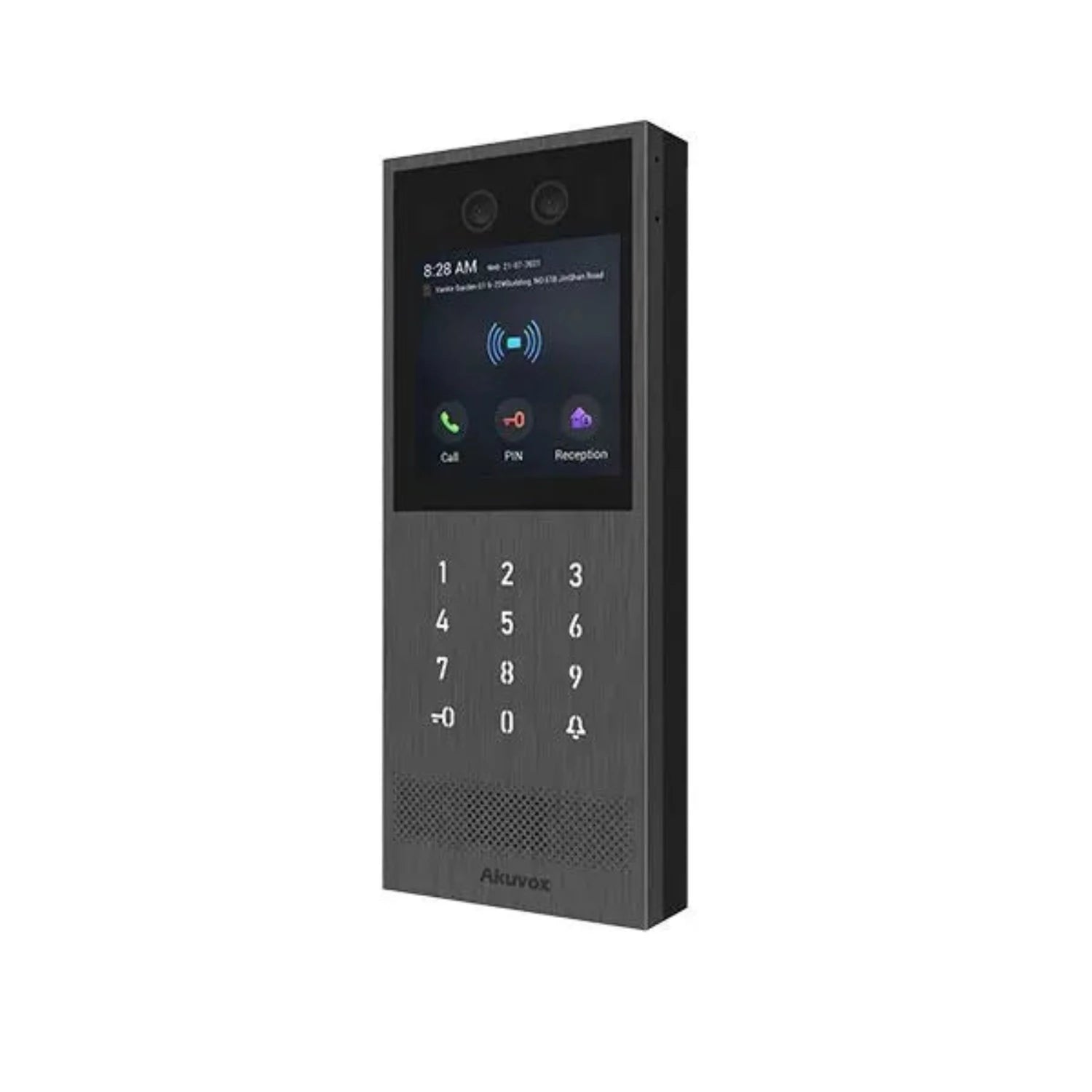 Akuvox Vandal-Resistant Door Phone Smart Intercom with a Built-In 2MP Camera for High-End Residential and Buildings