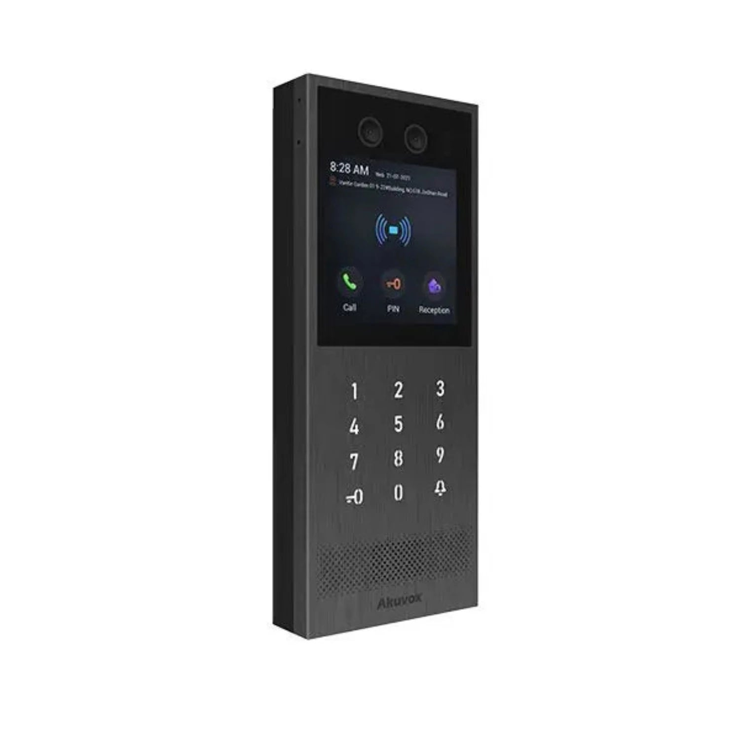 Akuvox Vandal-Resistant Door Phone Smart Intercom with a Built-In 2MP Camera for High-End Residential and Buildings